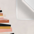 Ribbon Christmas Tree - neutrals Wall Tapestry Gallery Image 3