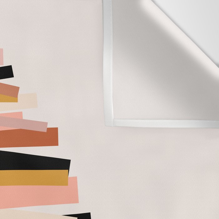 Ribbon Christmas Tree - neutrals Wall Tapestry Gallery Image 3