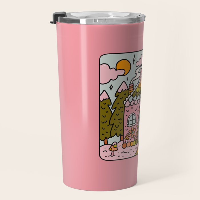 Libra Gingerbread House Travel Mug Gallery Image 3