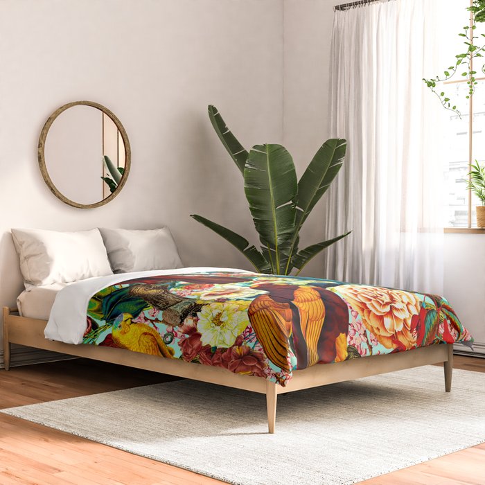 FLORAL AND BIRDS XV Comforter Gallery Image 2