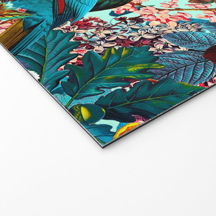 FLORAL AND BIRDS XV Welcome Mat Gallery Image 2