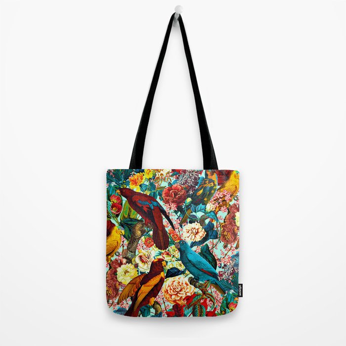 FLORAL AND BIRDS XV Tote Bag Gallery Image 2