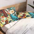 FLORAL AND BIRDS XV Pillow Sham Gallery Image 2