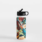 FLORAL AND BIRDS XV Water Bottle Gallery Image 1