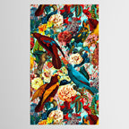 FLORAL AND BIRDS XV Tablecloth Gallery Image 2