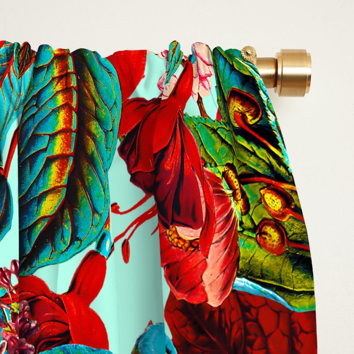 FLORAL AND BIRDS XV Window Curtain Gallery Image 2