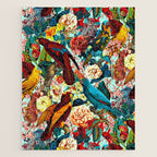 FLORAL AND BIRDS XV Jigsaw Puzzle Gallery Image 1