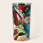 FLORAL AND BIRDS XV Travel Mug Gallery Image 1