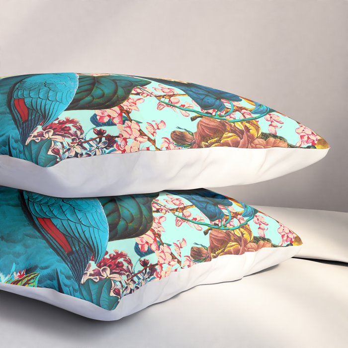 FLORAL AND BIRDS XV Pillow Sham Gallery Image 3