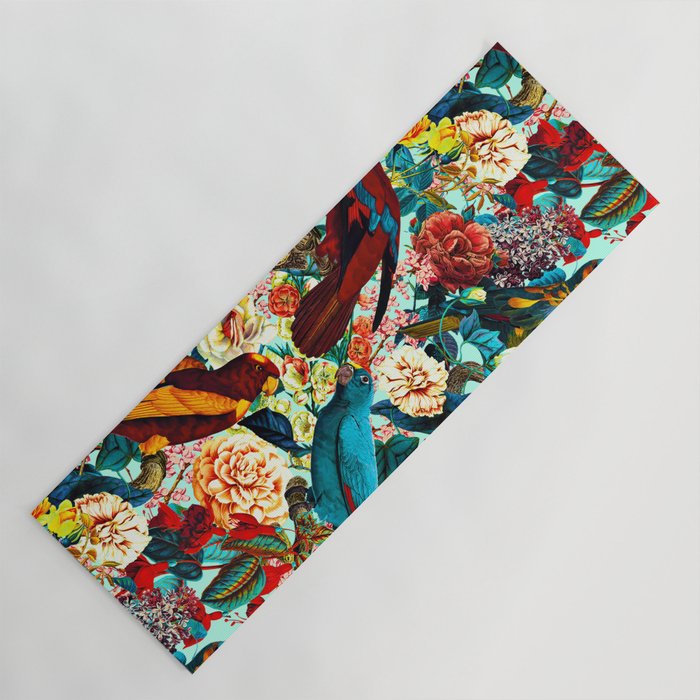 FLORAL AND BIRDS XV Yoga Mat Gallery Image 1