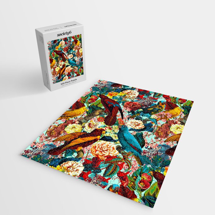 FLORAL AND BIRDS XV Jigsaw Puzzle Gallery Image 2