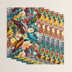 FLORAL AND BIRDS XV Wrapping Paper Gallery Image 3