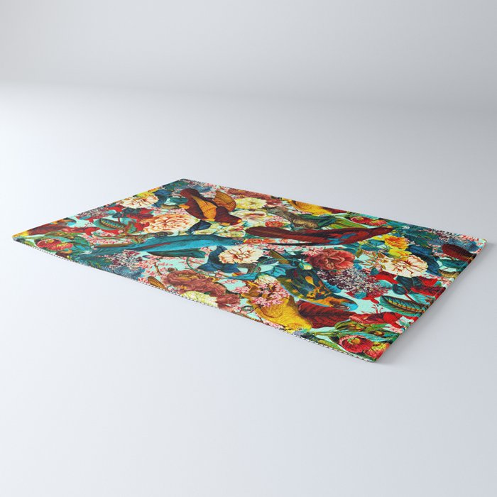 FLORAL AND BIRDS XV Rug Gallery Image 3