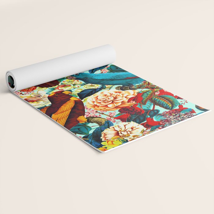 FLORAL AND BIRDS XV Yoga Mat Gallery Image 2