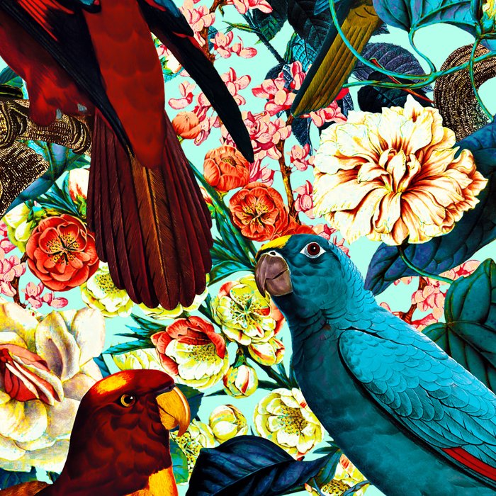 FLORAL AND BIRDS XV Coffee Mug Gallery Image 2