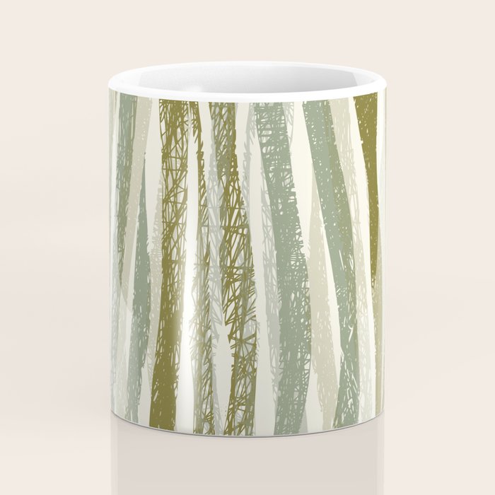 Wildlife Safari animal print green Coffee Mug Gallery Image 4