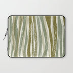 Wildlife Safari animal print green Laptop Sleeve Gallery Image 1