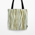 Wildlife Safari animal print green Tote Bag Gallery Image 1