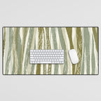 Wildlife Safari animal print green Desk Mat Gallery Image 1
