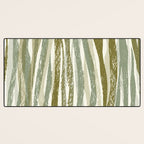 Wildlife Safari animal print green Desk Mat Gallery Image 3