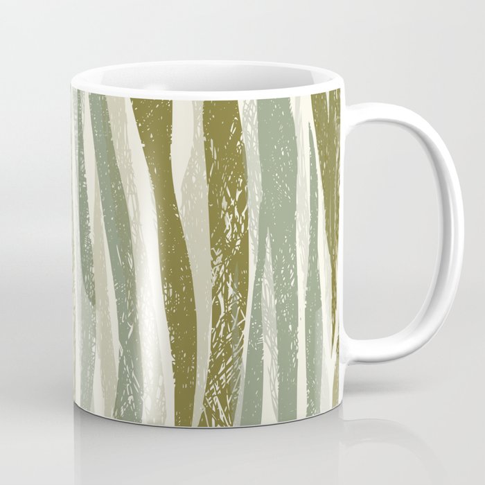 Wildlife Safari animal print green Coffee Mug Gallery Image 1
