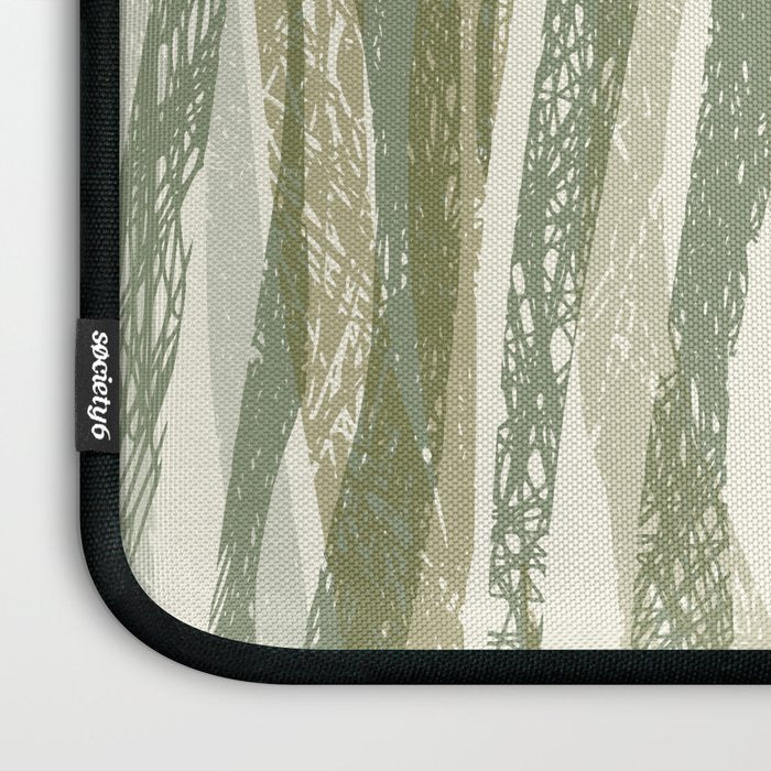 Wildlife Safari animal print green Laptop Sleeve Gallery Image 3