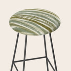 Wildlife Safari animal print green Stool Gallery Image 2