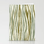 Wildlife Safari animal print green Stationery Card Gallery Image 2
