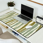 Wildlife Safari animal print green Desk Mat Gallery Image 2