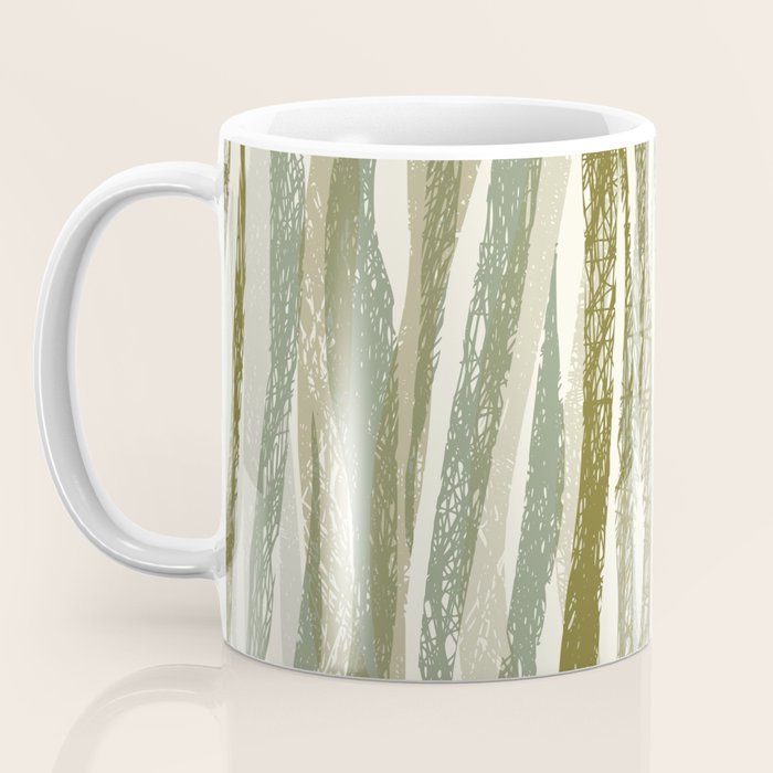 Wildlife Safari animal print green Coffee Mug Gallery Image 3