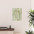 Wildlife Safari animal print green Poster Gallery Image 2