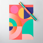 Abstract Geometric Shapes 218 Wrapping Paper Gallery Image 1