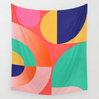 Abstract Geometric Shapes 218 Wall Tapestry Gallery Image 4