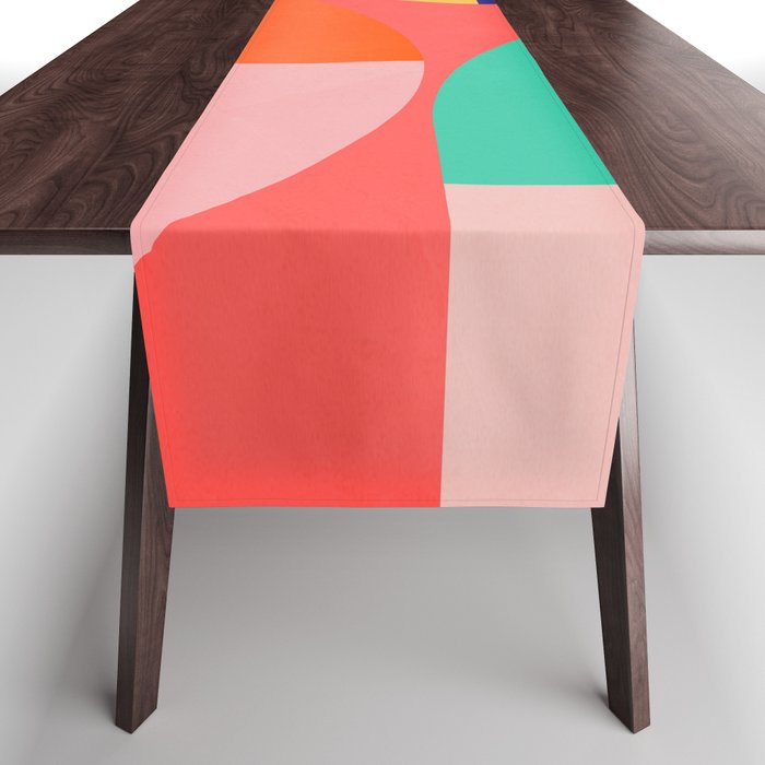 Abstract Geometric Shapes 218 Table Runner Gallery Image 1