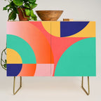 Abstract Geometric Shapes 218 Credenza Gallery Image 1