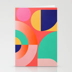 Abstract Geometric Shapes 218 Stationery Card Gallery Image 2