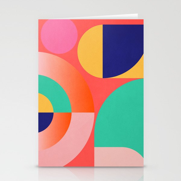 Abstract Geometric Shapes 218 Stationery Card Gallery Image 2