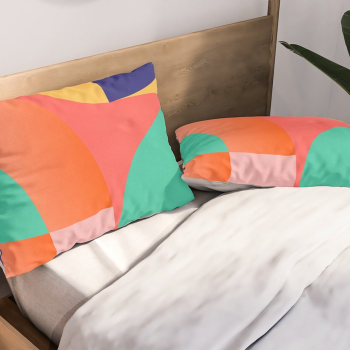 Abstract Geometric Shapes 218 Pillow Sham Gallery Image 2