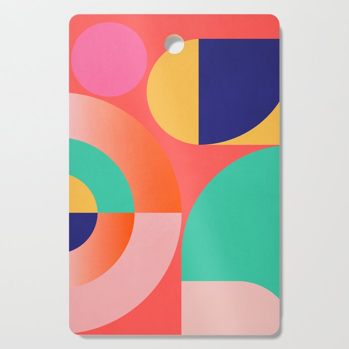 Abstract Geometric Shapes 218 Cutting Board Gallery Image 1
