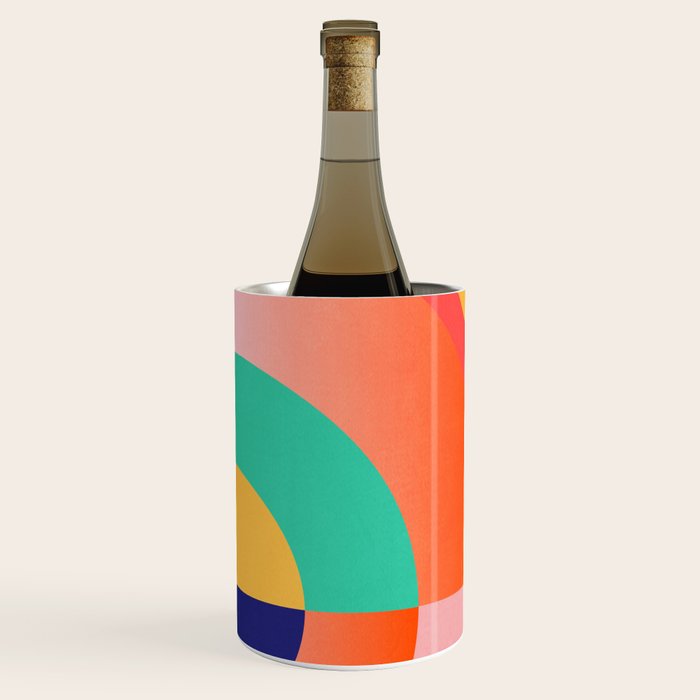 Abstract Geometric Shapes 218 Wine Chiller Gallery Image 2