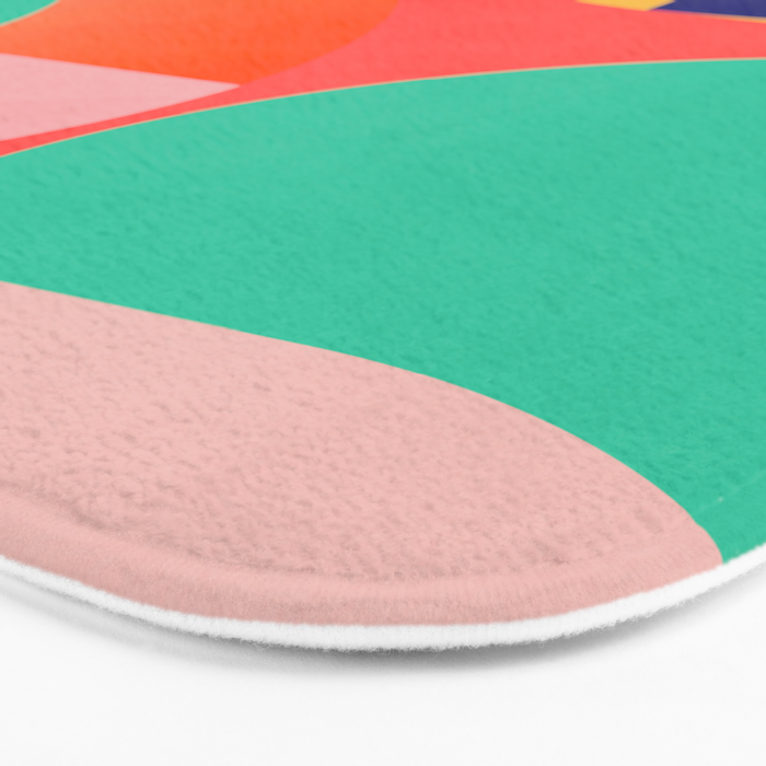 Abstract Geometric Shapes 218 Bath Mat Gallery Image 3