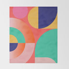 Abstract Geometric Shapes 218 Throw Blanket Gallery Image 2