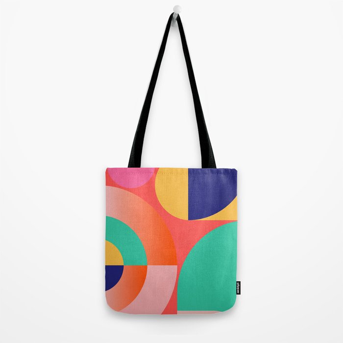 Abstract Geometric Shapes 218 Tote Bag Gallery Image 2