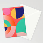 Abstract Geometric Shapes 218 Stationery Card Gallery Image 2