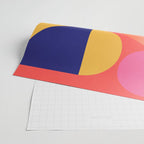 Abstract Geometric Shapes 218 Wrapping Paper Gallery Image 2