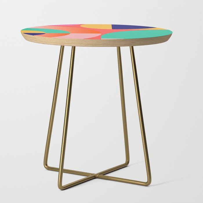 Abstract Geometric Shapes 218 Side Table Gallery Image 1
