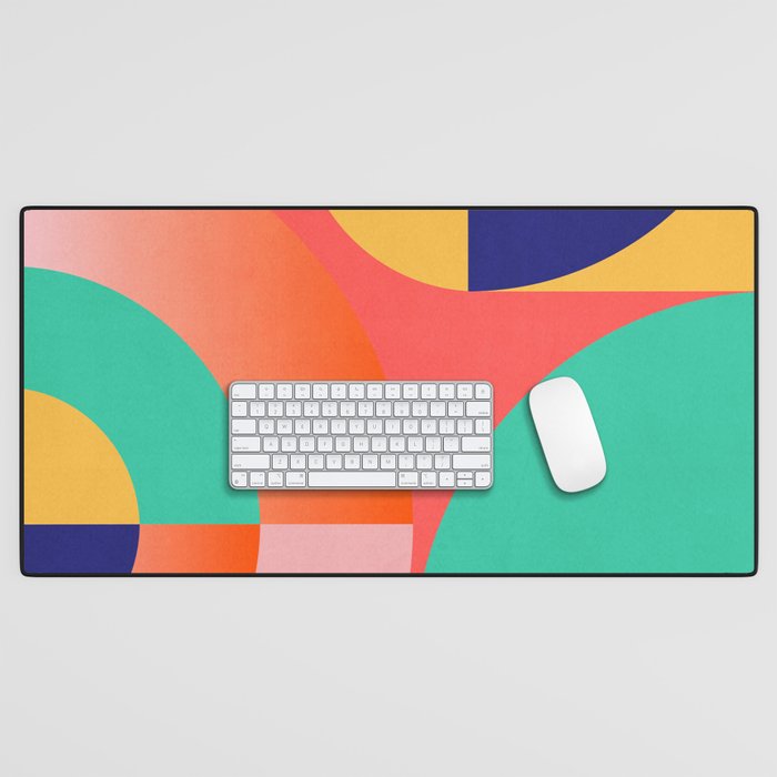 Abstract Geometric Shapes 218 Desk Mat Gallery Image 1