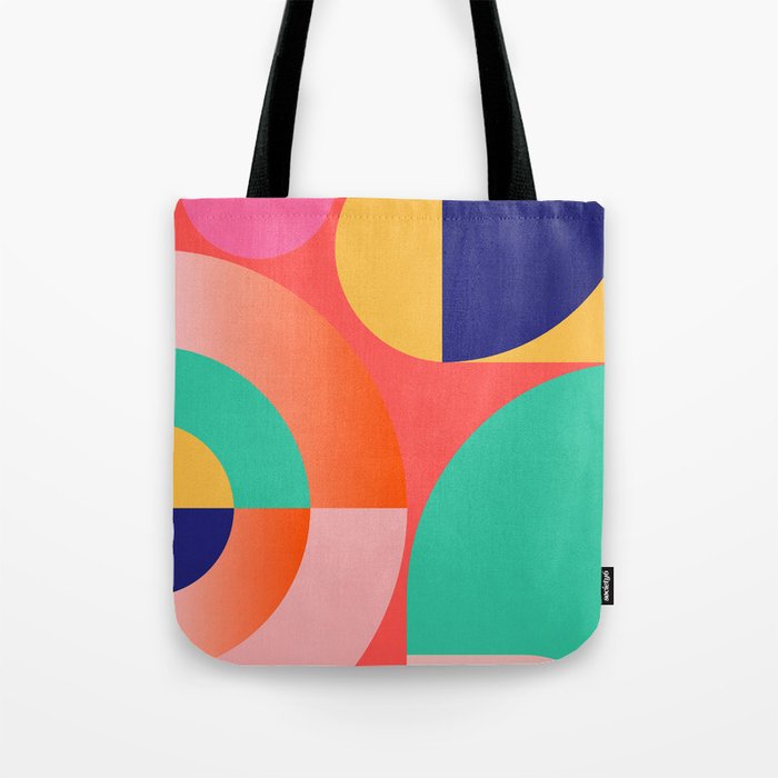 Abstract Geometric Shapes 218 Tote Bag Gallery Image 1