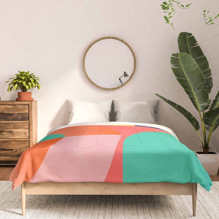 Abstract Geometric Shapes 218 Comforter Gallery Image 3