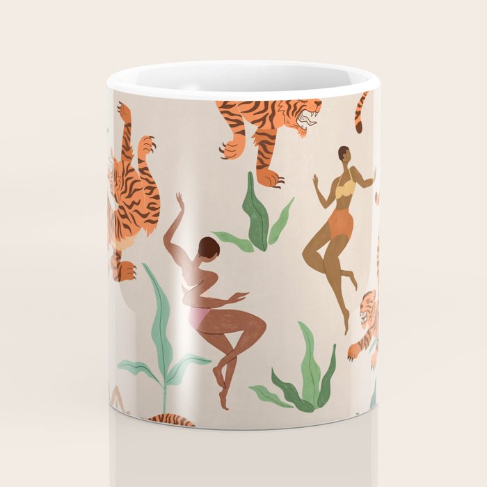 Dancing with Tigers Coffee Mug Gallery Image 4